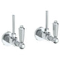 Watermark - Lavatory Angle Stop Kit -1/2'' Compression x 3/8'' OD Compression - Vintage Copper