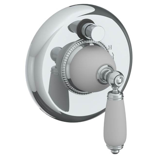Watermark - Wall Mounted Pressure Balance Shower Trim with Diverter, 7'' dia. - Vintage Copper