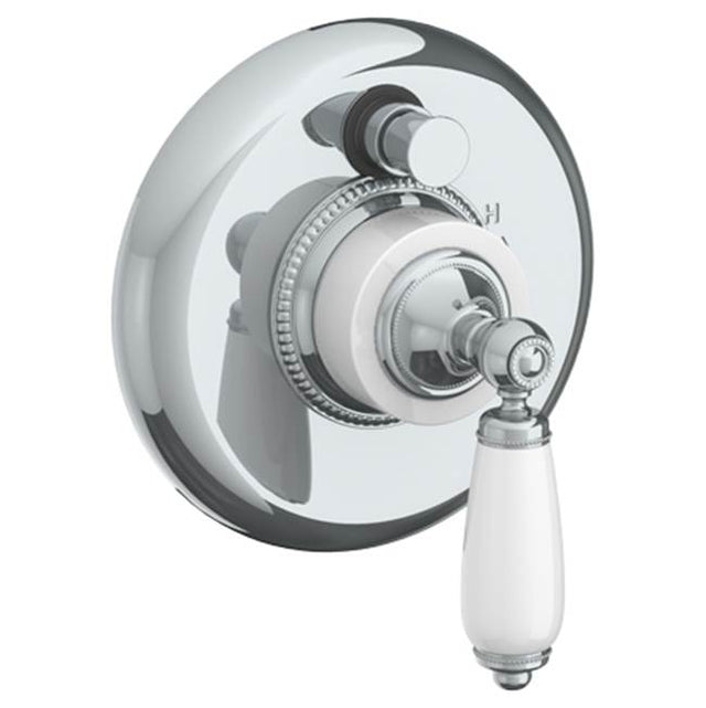 Watermark - Wall Mounted Pressure Balance Shower Trim with Diverter, 7'' dia. - Vintage Copper