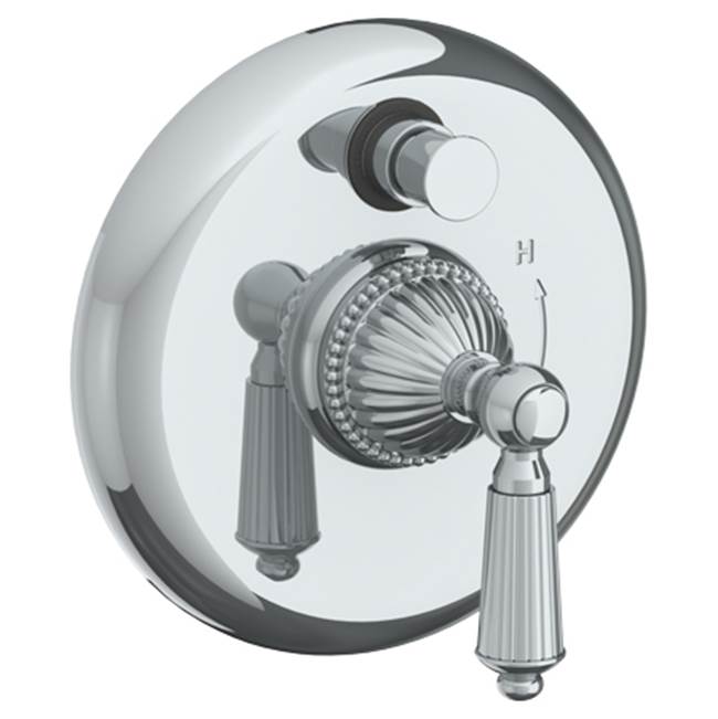 Watermark - Wall Mounted Pressure Balance Shower Trim with Diverter, 7'' dia. - Vintage Copper