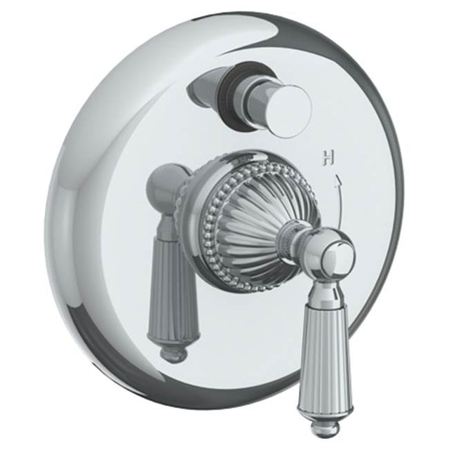 Watermark - Wall Mounted Pressure Balance Shower Trim with Diverter, 7'' dia. - Vintage Copper