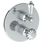 Watermark - Wall Mounted Thermostatic Shower Trim with built-in control, 7 1/2'' - Vintage Copper