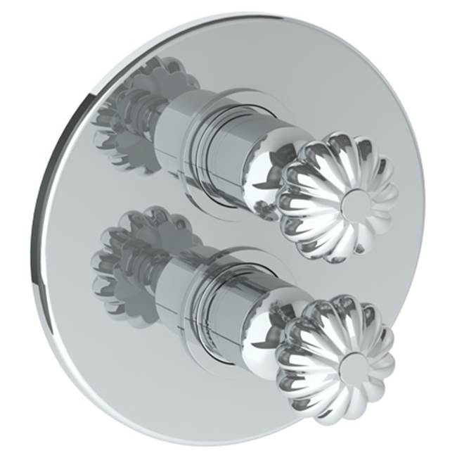 Watermark - Wall Mounted Thermostatic Shower Trim with built-in control, 7 1/2'' - Vintage Copper