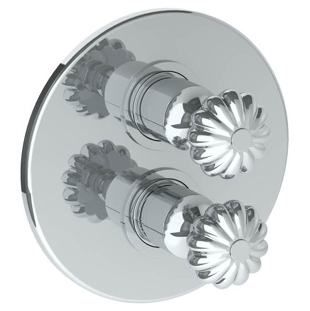 Watermark - Wall Mounted Thermostatic Shower Trim with built-in control, 7 1/2'' - Vintage Copper