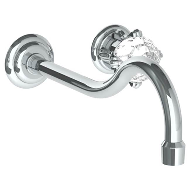 Watermark - Wall Mounted 2 Hole Lavatory Set with 10 5/8'' CTC Spout - Vintage Copper