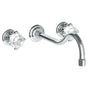 Watermark - Wall Mounted 3 Hole Lavatory Set with 10 5/8'' CTC Spout - Vintage Copper