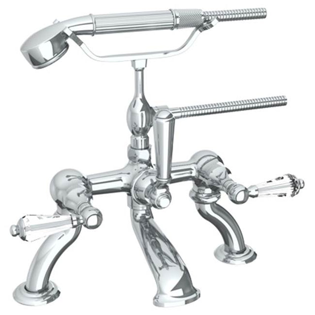 Watermark - Deck Mounted Exposed Bath Set with Hand Shower - Vintage Copper