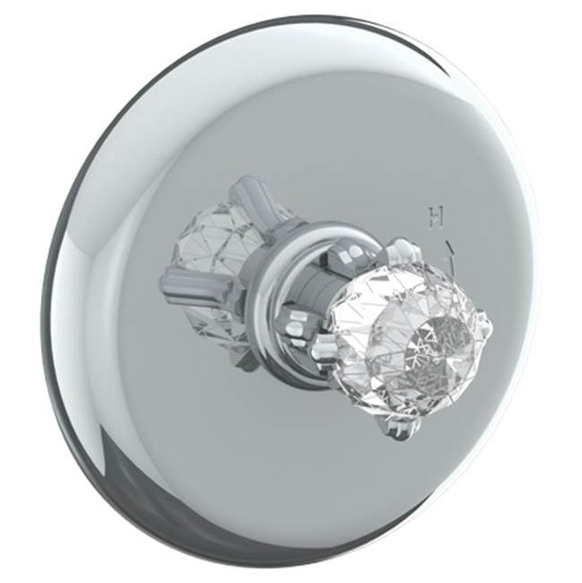 Watermark - Wall Mounted Pressure Balance Shower Trim, 7'' dia. - Matte Black