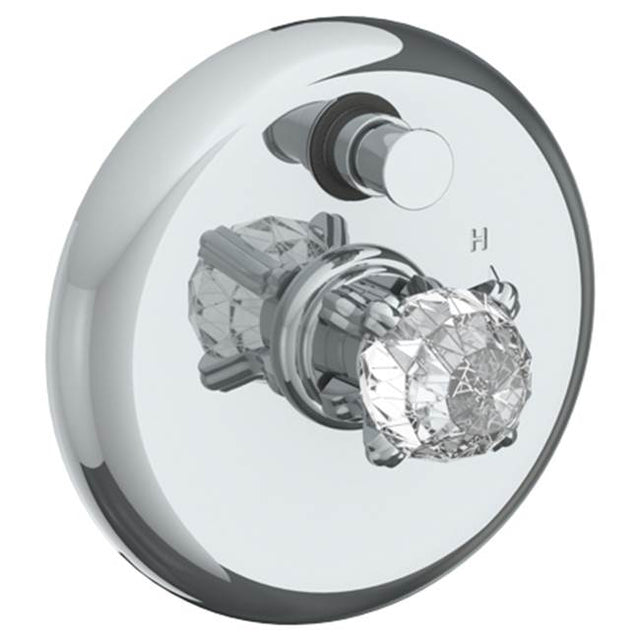 Watermark - Wall Mounted Pressure Balance Shower Trim with Diverter, 7'' dia. - Vintage Copper