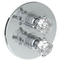 Watermark - Wall Mounted Thermostatic Shower Trim with built-in control, 7 1/2'' - Vintage Copper