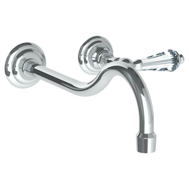 Watermark - Wall Mounted 2 Hole Lavatory Set with 11'' CTC Spout - Vintage Copper