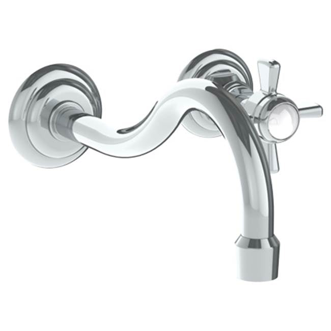 Watermark - Wall Mounted 2 Hole Lavatory Set with 8 3/8'' CTC Spout - Vintage Copper