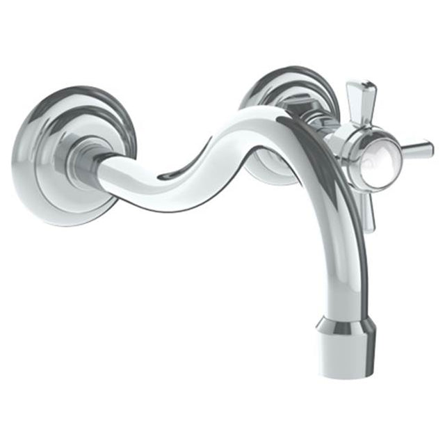 Watermark - Wall Mounted 2 Hole Lavatory Set with 8 3/8'' CTC Spout - Vintage Copper