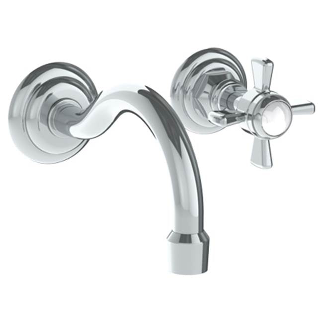 Watermark - Wall Mounted 2 Hole Lavatory Set with 5 7/8'' CTC Spout - Vintage Copper