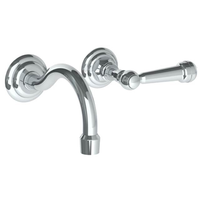 Watermark - Wall Mounted 2 Hole Lavatory Set with 5 7/8'' CTC Spout - Vintage Copper