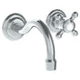 Watermark - Wall Mounted 2 Hole Lavatory Set with 5 7/8'' CTC Spout - Vintage Copper