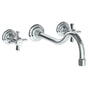 Watermark - Wall Mounted 3 Hole Lavatory Set with 10 7/8'' CTC Spout - Vintage Copper