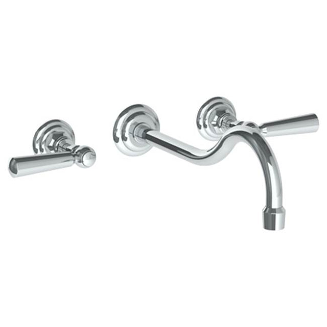 Watermark - Wall Mounted 3 Hole Lavatory Set with 10 7/8'' CTC Spout - Vintage Copper