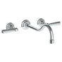 Watermark - Wall Mounted 3 Hole Lavatory Set with 10 7/8'' CTC Spout - Vintage Copper