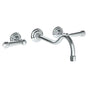 Watermark - Wall Mounted 3 Hole Lavatory Set with 10 7/8'' CTC Spout - Vintage Copper