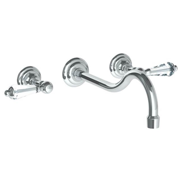 Watermark - Wall Mounted 3 Hole Lavatory Set with 10 7/8'' CTC Spout - Vintage Copper