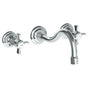 Watermark - Wall Mounted 3 Hole Lavatory Set with 8 3/4'' CTC Spout - Vintage Copper