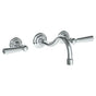 Watermark - Wall Mounted 3 Hole Lavatory Set with 8 3/4'' CTC Spout - Vintage Copper
