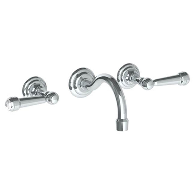 Watermark - Wall Mounted 3 Hole Lavatory Set with 5 7/8'' CTC Spout - Vintage Copper