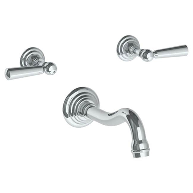 Watermark - Wall Mounted 3 Hole Bath Set - Vintage Brass