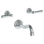Watermark - Wall Mounted 3 Hole Bath Set - Vintage Brass
