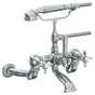 Watermark - Wall Mounted Exposed Bath Set with Hand Shower - Vintage Copper