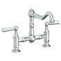 Watermark - Deck Mounted Bridge Kitchen Faucet - Vintage Brass