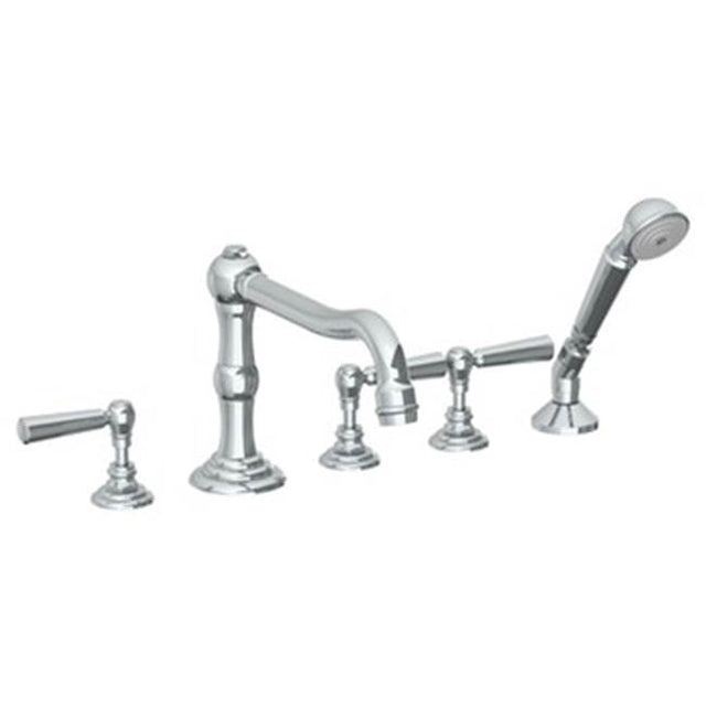 Watermark - Deck Mounted 5 Hole Bath Set - Vintage Copper