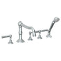 Watermark - Deck Mounted 5 Hole Bath Set - Vintage Copper