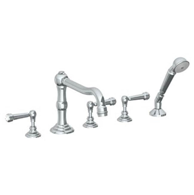 Watermark - Deck Mounted 5 Hole Bath Set - Vintage Copper