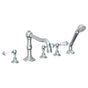 Watermark - Deck Mounted 5 Hole Bath Set - Vintage Copper