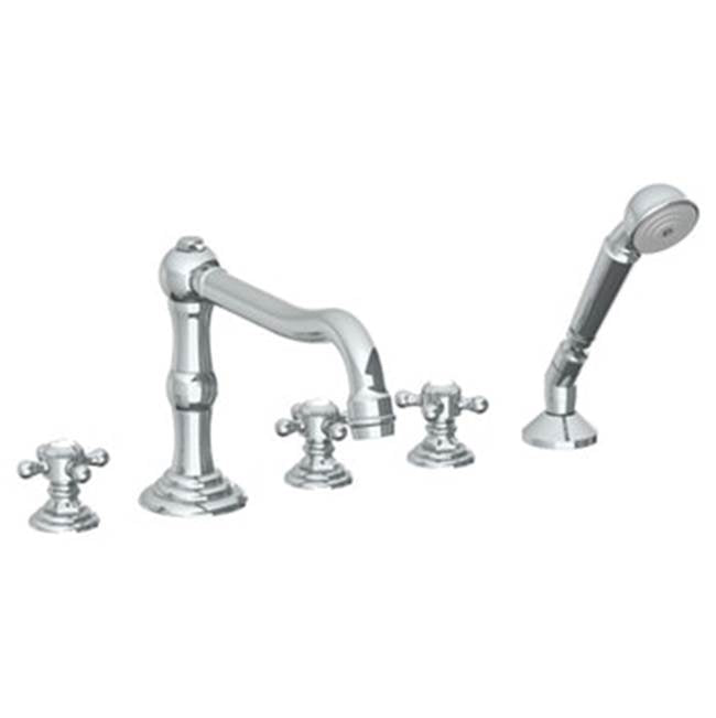 Watermark - Deck Mounted 5 Hole Bath Set - Vintage Copper