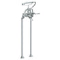Watermark - Floor Standing Bath Set with Hand Shower - Vintage Copper