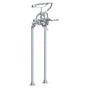 Watermark - Floor Standing Bath Set with Hand Shower - Vintage Copper
