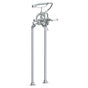 Watermark - Floor Standing Bath Set with Hand Shower - Vintage Copper