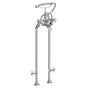 Watermark - Floor Standing Bath Set with Hand Shower and Shut-Off Valves - Vintage Copper