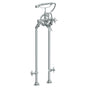 Watermark - Floor Standing Bath Set with Hand Shower and Shut-Off Valves - Vintage Copper