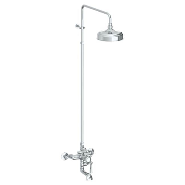 Watermark - Wall Mounted Exposed Thermostatic Tub/ Shower Set - Vintage Copper