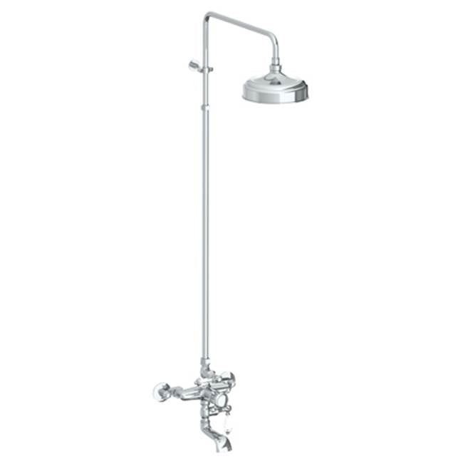 Watermark - Wall Mounted Exposed Thermostatic Tub/ Shower Set - Vintage Copper