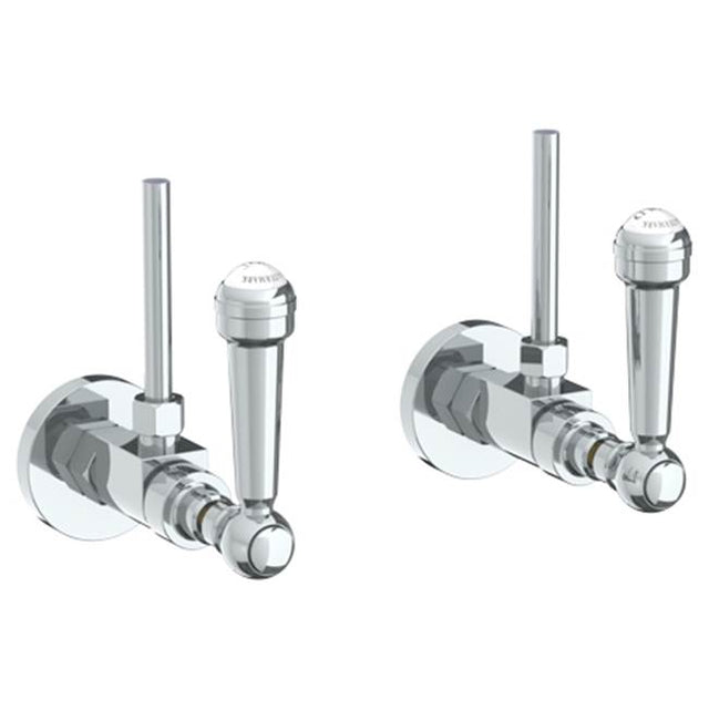 Watermark - Lavatory Angle Stop Kit -1/2'' Compression x 3/8'' OD Compression - Vintage Copper