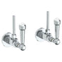 Watermark - Lavatory Angle Stop Kit -1/2'' Compression x 3/8'' OD Compression - Vintage Copper