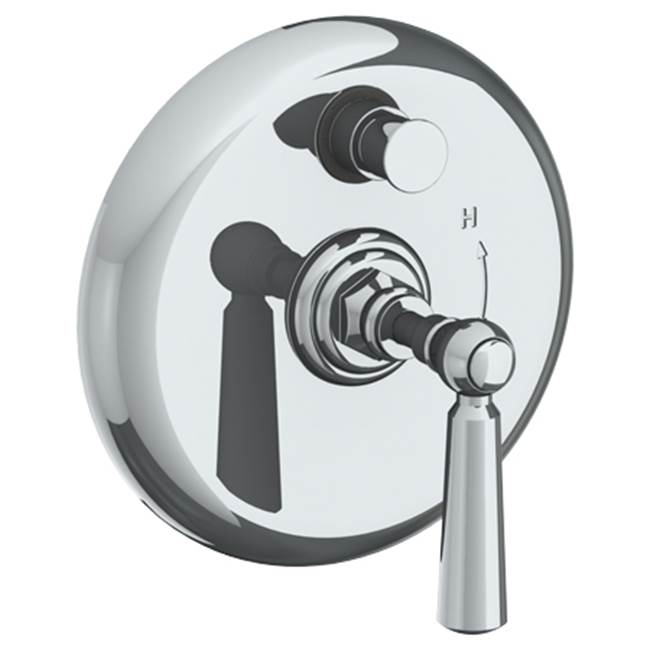Watermark - Wall Mounted Pressure Balance Shower Trim with Diverter, 7'' dia. - Vintage Copper