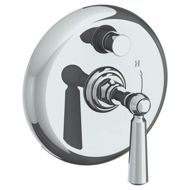 Watermark - Wall Mounted Pressure Balance Shower Trim with Diverter, 7'' dia. - Vintage Copper
