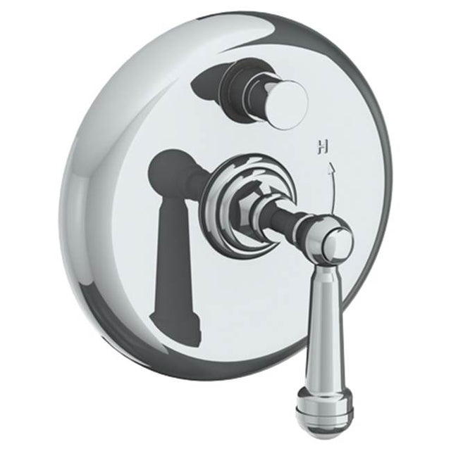Watermark - Wall Mounted Pressure Balance Shower Trim with Diverter, 7'' dia. - Vintage Copper