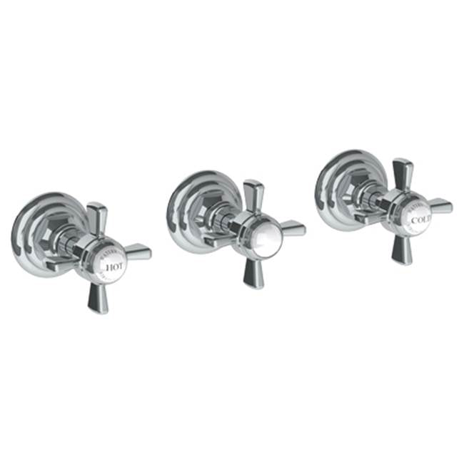 Watermark - Wall Mounted 3-Valve Shower Trim - Oil Rubbed Bronze